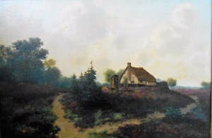 George Frederik Teyssen - 2 x Heide landschap kopen? Bied vanaf 199!