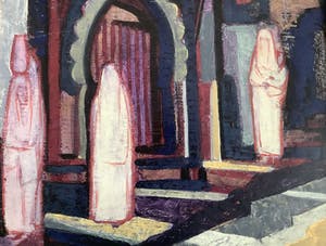 Luc Peter Crombe - Oosters tafereel kopen? Bied vanaf 1100!