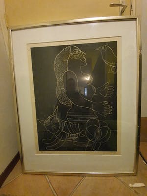 Corneille - Zwart wit zeefdruk kopen? Bied vanaf 75!