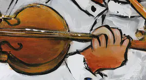 Theo Broeren - Acryl op doek, Gouden trio (Zeer groot) kopen? Bied vanaf 150!