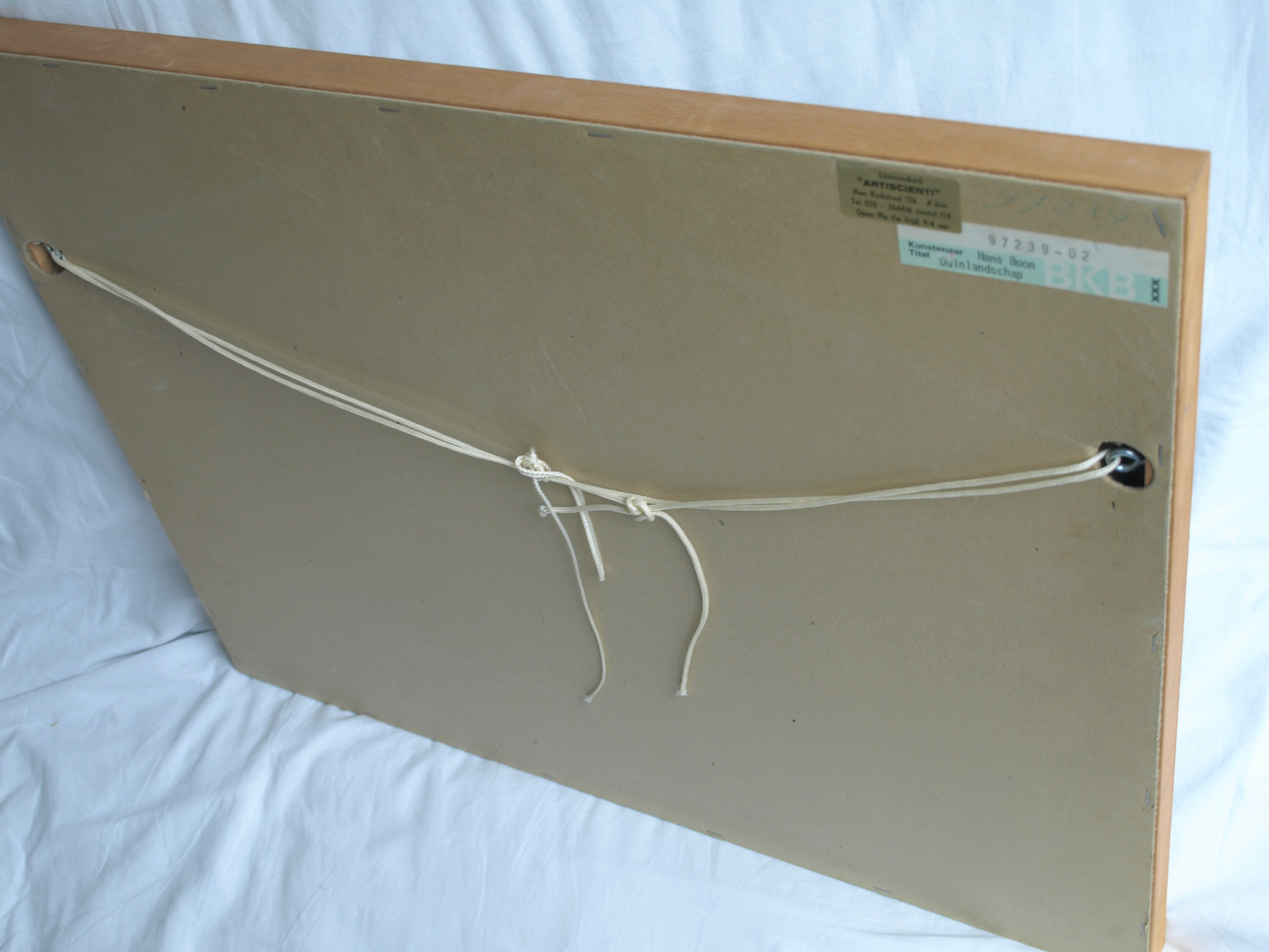 Hans Boon - Pentekening , Duinlandschap – gesigneerd & ingelijst – ca 1977  kopen? Bied vanaf 1!