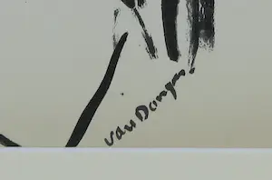 Kees van Dongen - Pochoir uit 1925, L'Espagnole kopen? Bied vanaf 1!