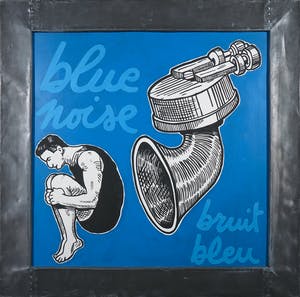 Jan Bollaert - Acryl op hardboard, Blue noise - Ingelijst kopen? Bied vanaf 50!
