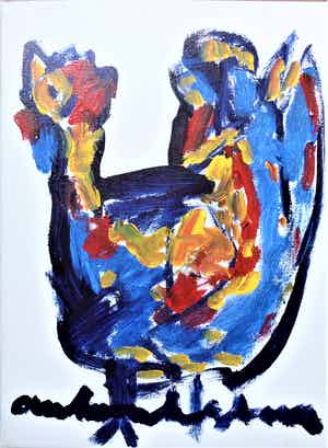 Anton Heyboer - De oervogel . verkocht voor € 600!