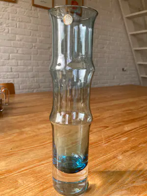 Bo Borgstrom - Bo Borgström voor Åseda - Glass Art - Bamboe vaas - jaren 60 Zweden. kopen? Bied vanaf 55!