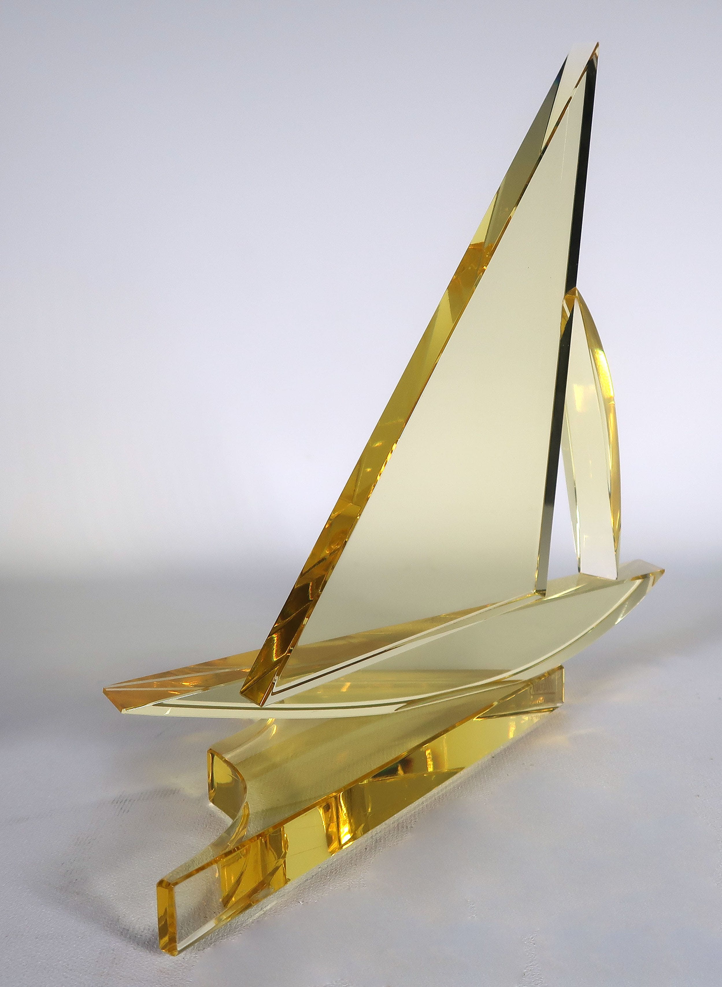 Moser - Glas, Gele zeilboot kopen? Bied vanaf 100!