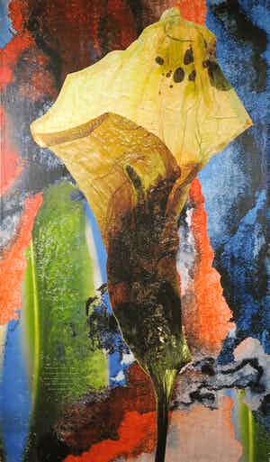 Mark Verdoes - Giclée op doek, La Trompette mort (Zeer groot) verkocht voor € 1!