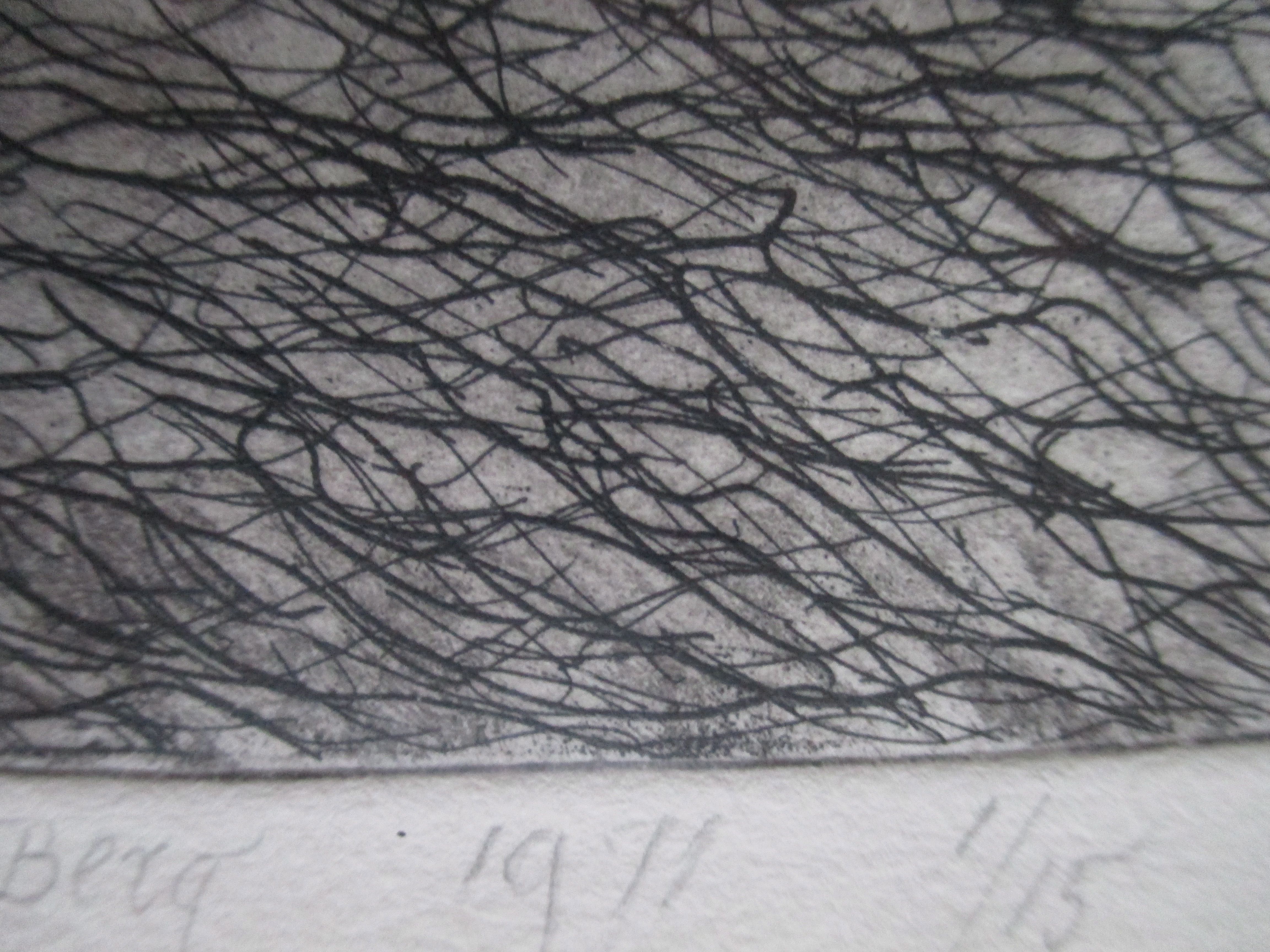 Arja van den Berg - Ingelijste ets kleine oplage kopen? Bied vanaf 40!