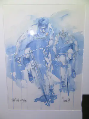 Ortho Owen - The Climb '89 van Ortho Owen, nummer 203, ingelijst. kopen? Bied vanaf 39!