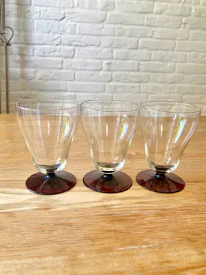 Willem Rozendaal - Set van 3 “Campanula” glazen, Kristalunie Maastricht door W.J.Rozendaal uit 1935 kopen? Bied vanaf 45!
