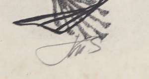 Niet of onleesbaar gesigneerd - Gemengde Techniek, Zonder Titel - Lot van 5 prenten kopen? Bied vanaf 1!