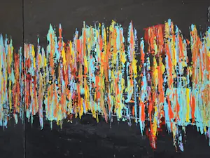 John Foppen - City View By Night # K04. Diptych .XL. GROOT. 2020 kopen? Bied vanaf 149!