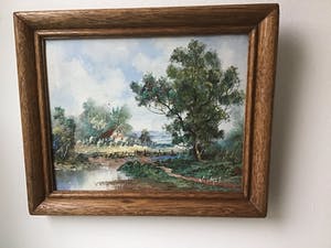 Niet of onleesbaar gesigneerd - Boerderij aan water kopen? Bied vanaf 1!