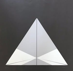 Christian Megert - Gesigneerde zeefdruk - 144/190 - Geometrisch abstracte compositie kopen? Bied vanaf 45!