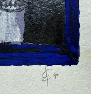 Albert Niemeyer - handgesigneerde zeefdruk | 'Zonder titel' | 1991 kopen? Bied vanaf 50!