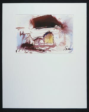 Franscz Witte - Aquarel, Zonder titel kopen? Bied vanaf 1!