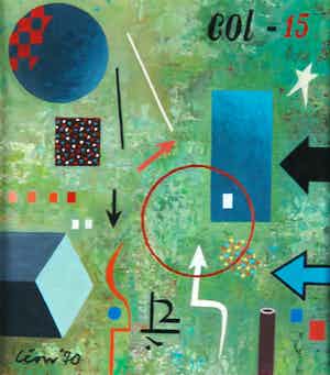Leon Savelsberg - Gouache op papier, Col 15 verkocht voor € 60!