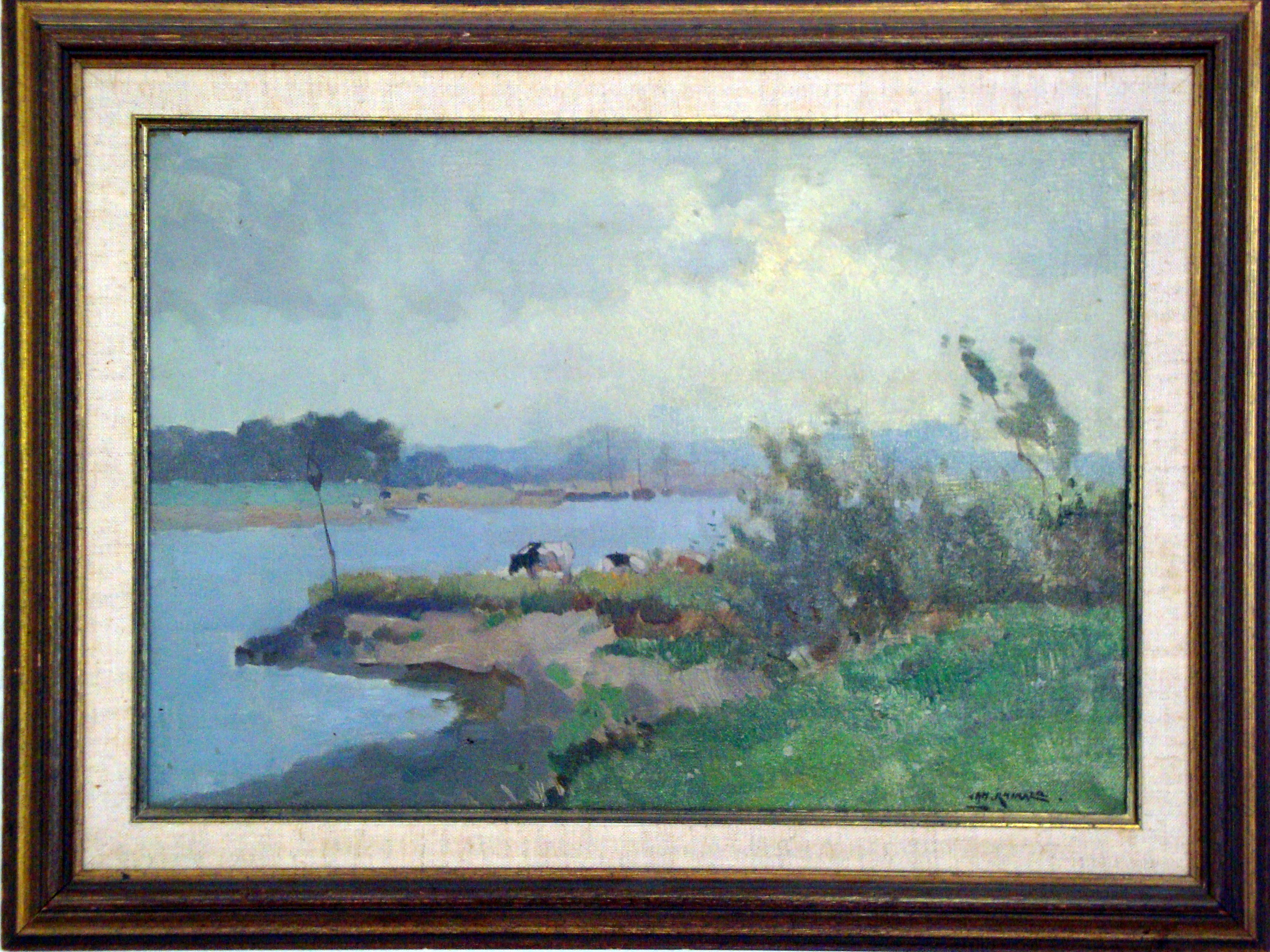 Jan Simon Knikker (jr.) - Hollands landschap kopen? Bied vanaf 350!