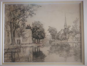J.A. Hesterman (jr.) - Riviergezicht. Woubrugge. kopen? Bied vanaf 1!