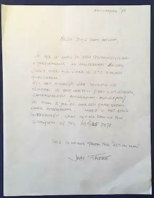 Jan Fabre - Uitgewrongen Art kopen? Bied vanaf 850!