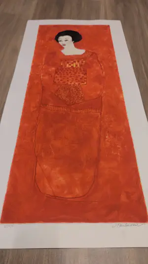 Carolina Paulussen - Geisha in rood kopen? Bied vanaf 75!