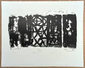 Wim Motz - De muur, litho kopen? Bied vanaf 35!