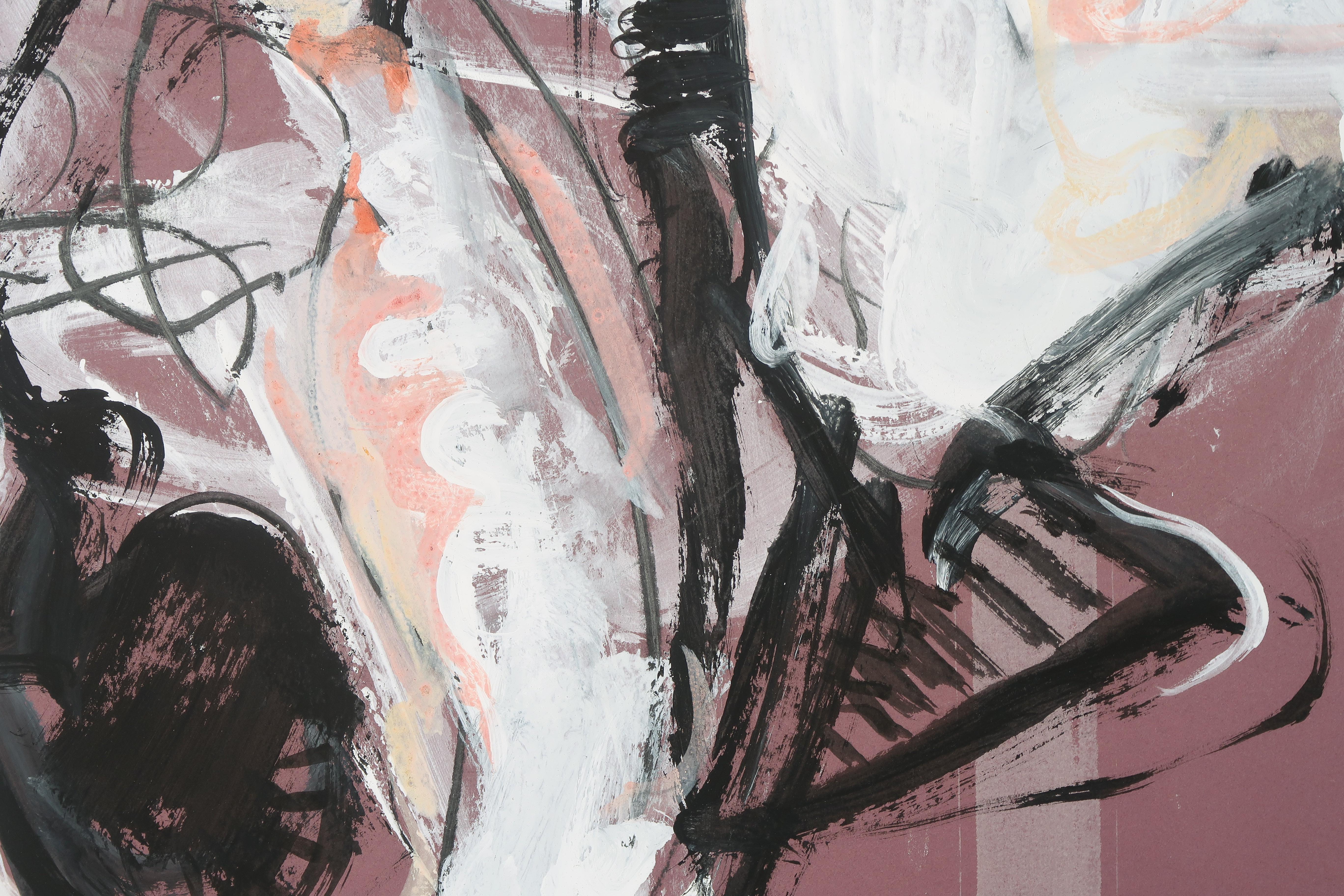 Peter John Voormeij - Gouache op papier, Zonder titel kopen? Bied vanaf 60!