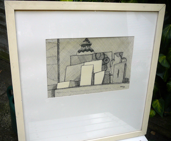 Meinert Volkers - Stilleven met kerstkaarten 1966 kopen? Bied vanaf 20!