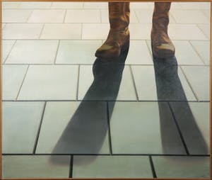 Bart Schipper - Olieverf op doek, Twee laarzen - Ingelijst kopen? Bied vanaf 150!