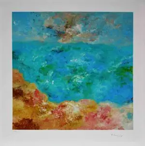 Armando - Kleurengiclee DAS MEER Handgesigneerd 25 exemplaren kopen? Bied vanaf 189!