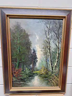 Gerardus Johannes Ernens - Boslandschap kaufen? Bieten Sie von 75!