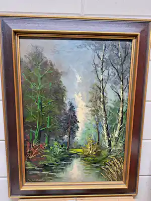 Gerardus Johannes Ernens - Boslandschap vendu pour 85€ !
