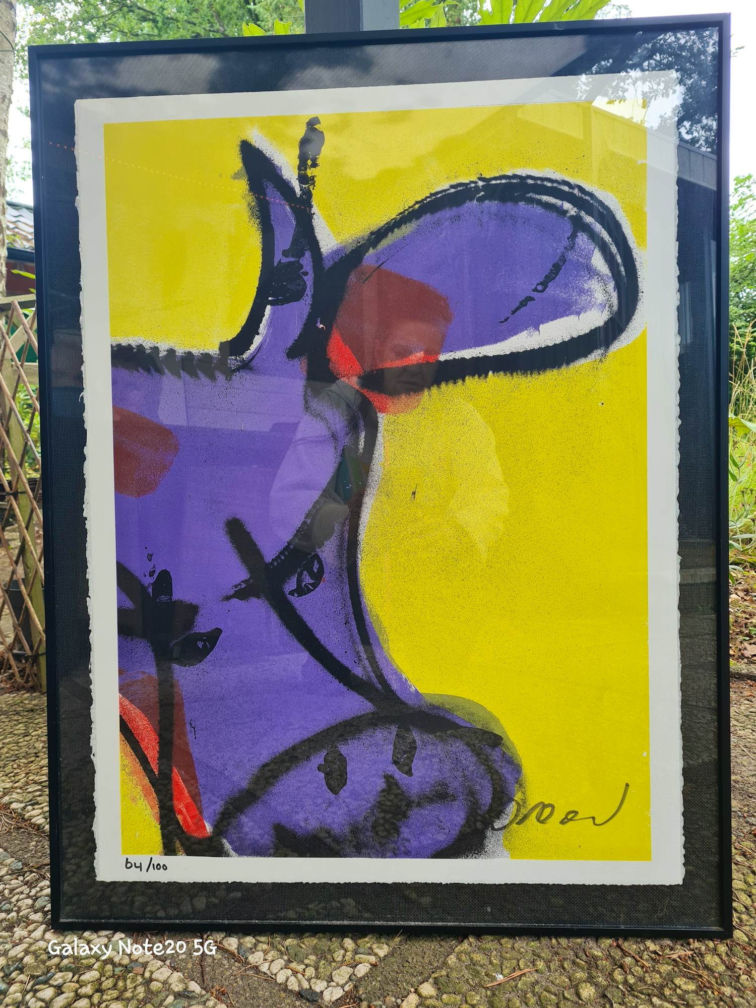 Herman Brood - Koe zeefdruk nr 64 van 100 verkocht voor € 250!