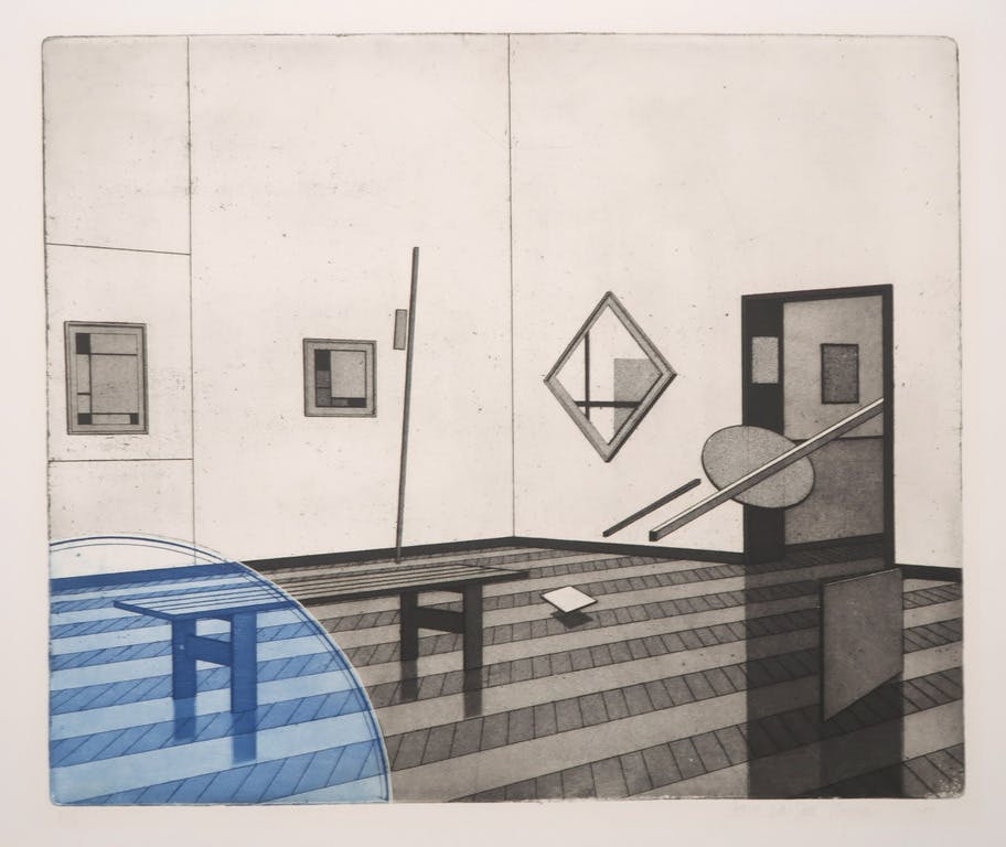 Peter van der Heijden - Peter van der Heijden: Ets en aquatint, Een zaal in het Stedelijk Amsterdam kopen? Bied vanaf 1!