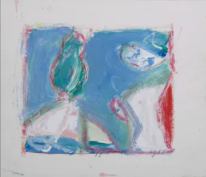 Piet Warffemius - Gouache op papier, Zonder titel kopen? Bied vanaf 50!