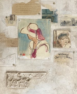 Enric Adsera Riba - Bijzonder gemengd werk op paneel kopen? Bied vanaf 100!