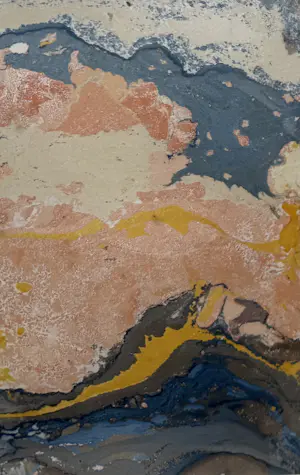 Benoit (Frere) - gemengde techniek op papier | 'Air emotionel' | Kosmogeen 1975 (INGELIJST) kopen? Bied vanaf 20!