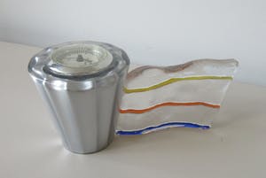 Borek Sipek - Glazen design klokje gemaakt voor Quantore kopen? Bied vanaf 72!