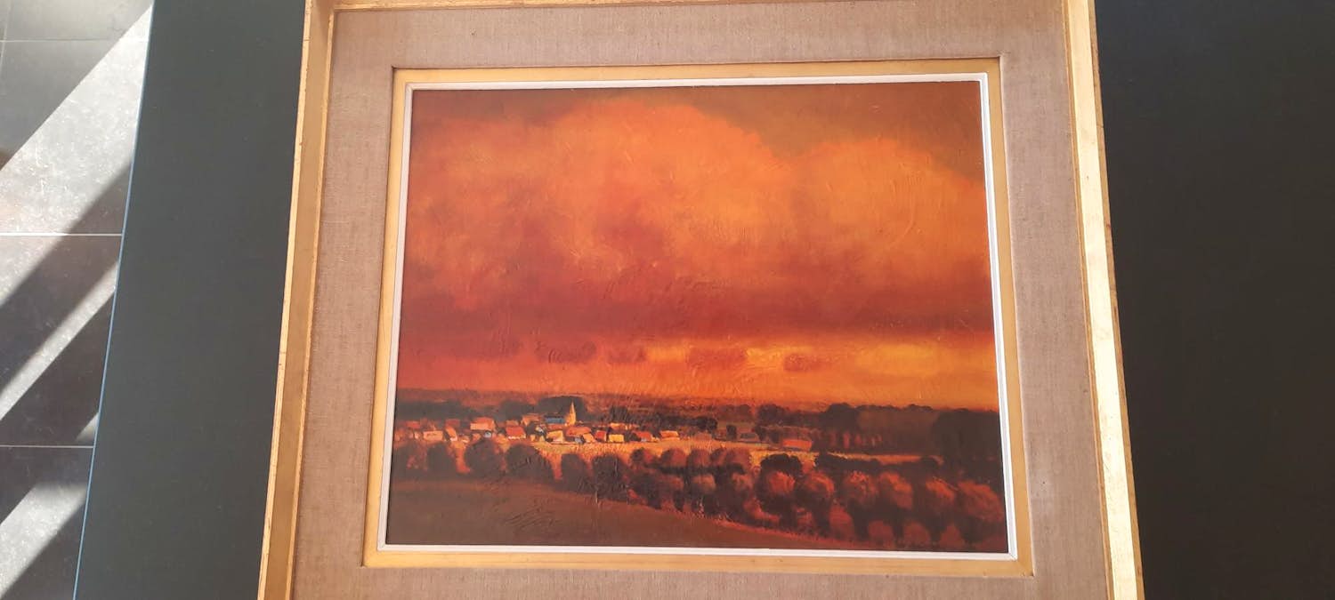 Juliaan Van Gaubergen - hagelands landschap kopen? Bied vanaf 200!