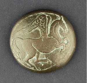 Inka Klinckhard - Bronzen penning: Pegasus, 1975 kopen? Bied vanaf 90!