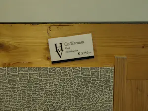 Cas Waterman - Olieverf op doek , ‘Corot’ , Naakt, landschap en kikker - 2003 kopen? Bied vanaf 500!