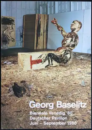 Georg Baselitz - Tentoonstellingsaffiche vendu pour 45€ !