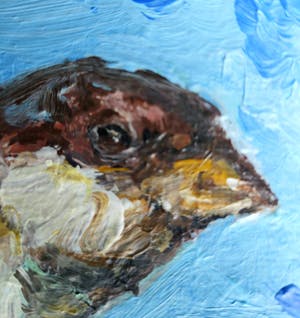 Tanja Koelemij - Blue sparrow (small) kopen? Bied vanaf 45!