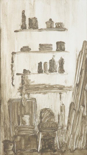 Hans van der Pennen - Klei en acryl, Stilleven - Ingelijst kopen? Bied vanaf 50!