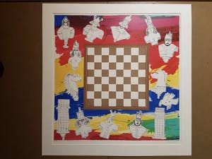 Corneille - Zeer grote kleurenlitho handgesigneerde gedateerd 1990 en genummerd 225/250 kopen? Bied vanaf 220!