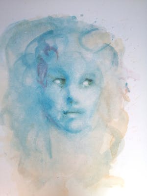 Leonor Fini - Handgesigneerde lithografie - Visage bleu - Oplage 30 kopen? Bied vanaf 39!
