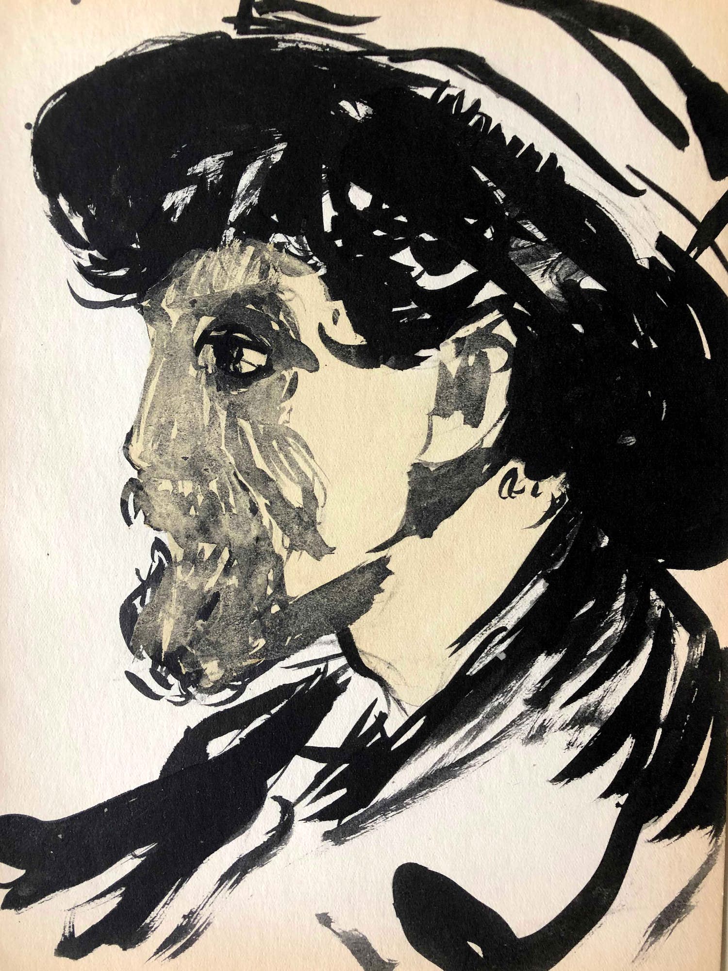 Kees van Dongen - Pochoir - Portrait d'homme kopen? Bied vanaf 75!