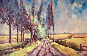 Frits Giltay - Veldweg in de zomer kleurrijk kopen? Bied vanaf 99!