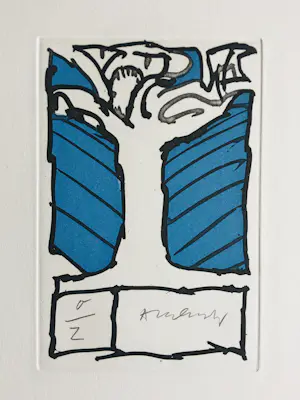 Pierre Alechinsky - ets met aquatint - 1992 - oplage O/Z. kaufen? Bieten Sie von 585!