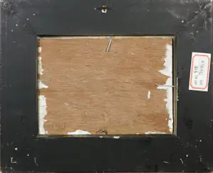 Niet of onleesbaar gesigneerd - Olieverf op paneel, Twee vrouwen met hoeden - Ingelijst kopen? Bied vanaf 1!